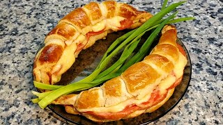 Горячие бутерброды из круассана 🌟 Hot croissant sandwiches by Awaxess kitchen 350 views 1 year ago 2 minutes, 41 seconds