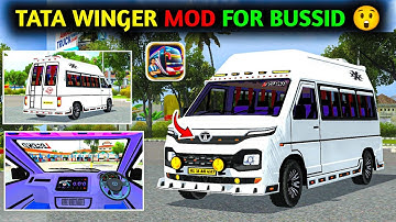 How to Add TATA WINGER Mod in Bus Simulator Indonesia | Mein Van Mod kaise le | 2025