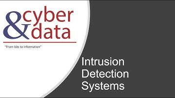 Cyber&Data: Intrusion Detection Systems