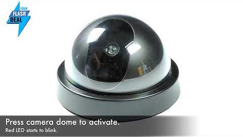 Fake Motion Detector Security Camera Review