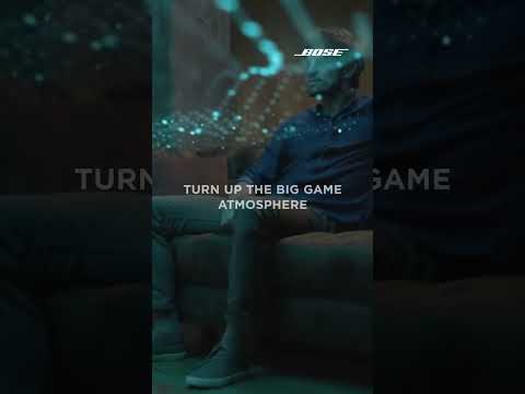 Feel the big game atmosphere build with the Bose Smart Soundbar 900. - Feel the big game atmosphere build with the Bose Smart Soundbar 900.