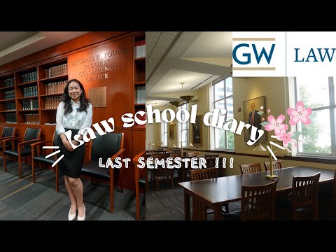 Law School Diary | Spring Semester | Last day in school | GWU Law