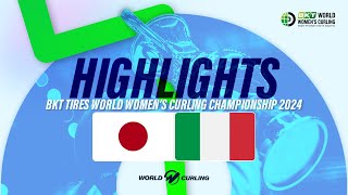 JAPAN v ITALY - BKT Tires World Women's Curling Championship 2024 - Highlights