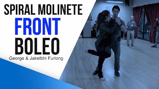Intermediate Tango Step Simple Spiral Molinete Into Front Boleo In Intermediate Tango Cl.