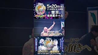 【1分でわかる #BOSJ33 】#ロビーエックス  vs #藤田晃生 #njpw #shorts #やり過ぎ上等