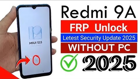 Redmi 9a Frp Bypass Without PC | MIUI 12  Redmi 9a FRP | Google Account Bypass 100% Working 2024