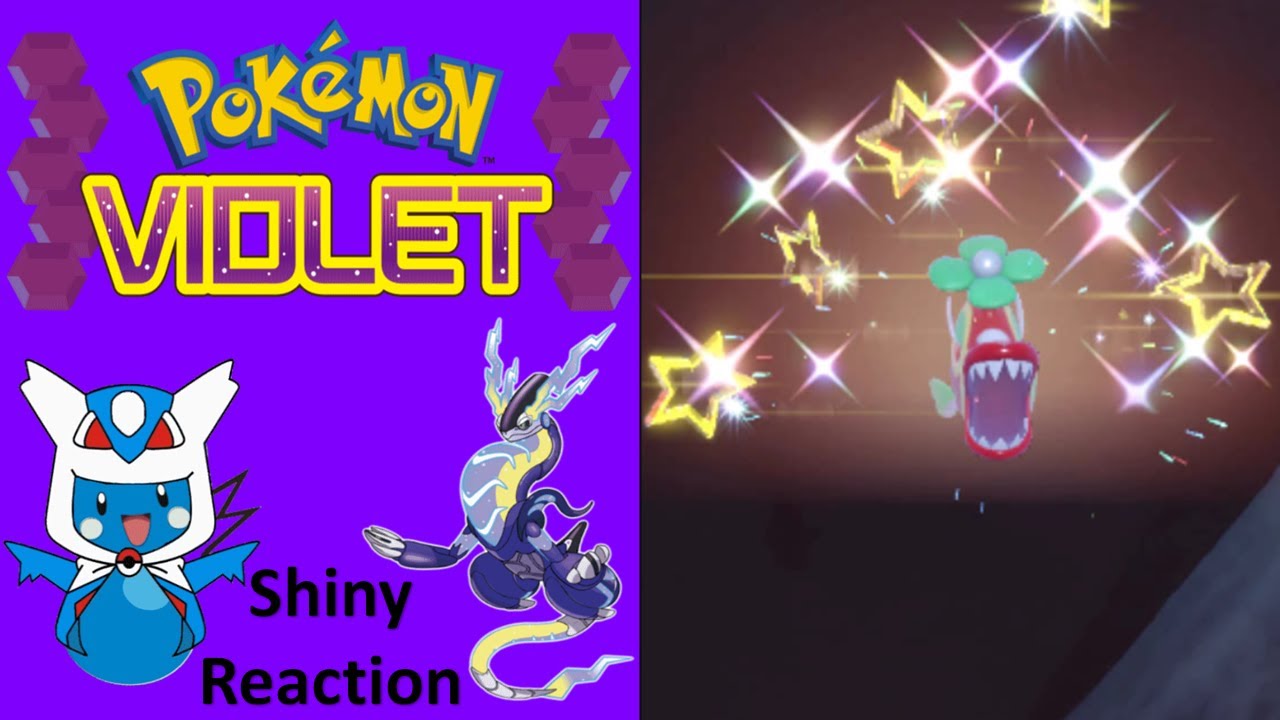 Pokemon Violet:  Shiny Bruxish Reaction