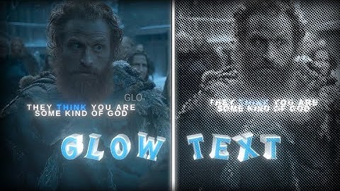 After effects like text glow tutorial on After motion + Node video | Aepsonn am