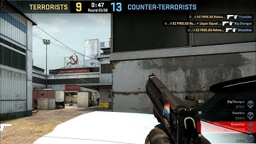 CSGO 1v4 Deagle Clutch to Win the Round