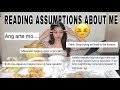 READING ASSUMPTIONS ABOUT ME (Jjajangmyeon Mukbang + Giveaway)