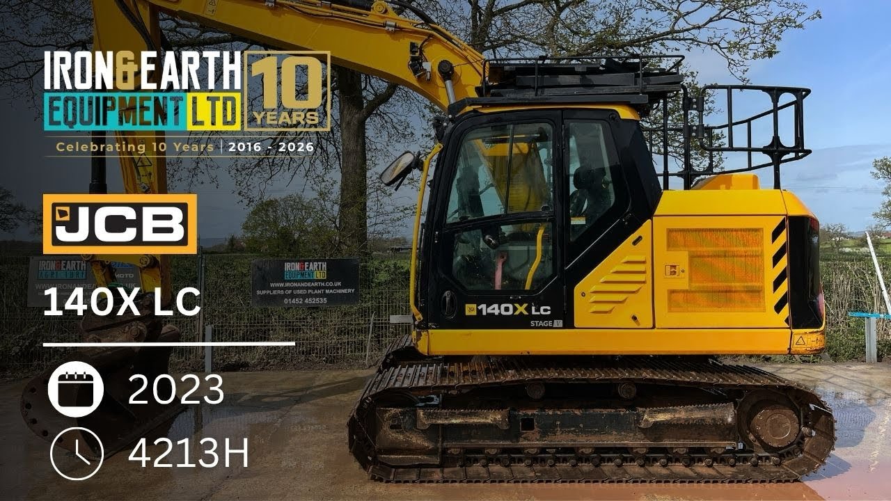 2023 JCB 140X LC Excavator - YouTube