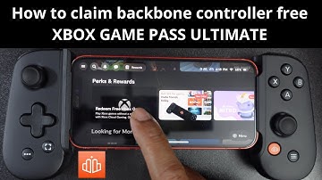 How to claim backbone controller free XBOX GAME PASS ULTIMATE