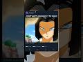 Why Did Android 17 Kill the Hunter?#goku #dragonball #dragonballsuper #shorts #short #dbz #dbs
