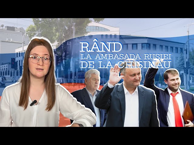 Rând la Ambasada Rusiei de la Chișinău
