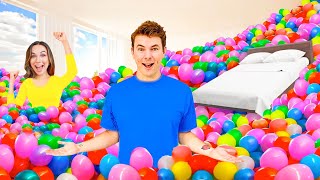 I FILLED MY ENTIRE ROOM WITH BALLOONS!