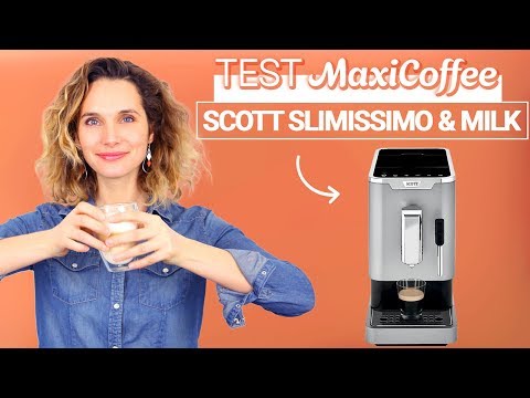 SCOTT SLIMISSIMO & MILK, Machine à café grain