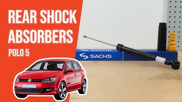 How to replace the rear shock absorbers Polo mk5 ➿