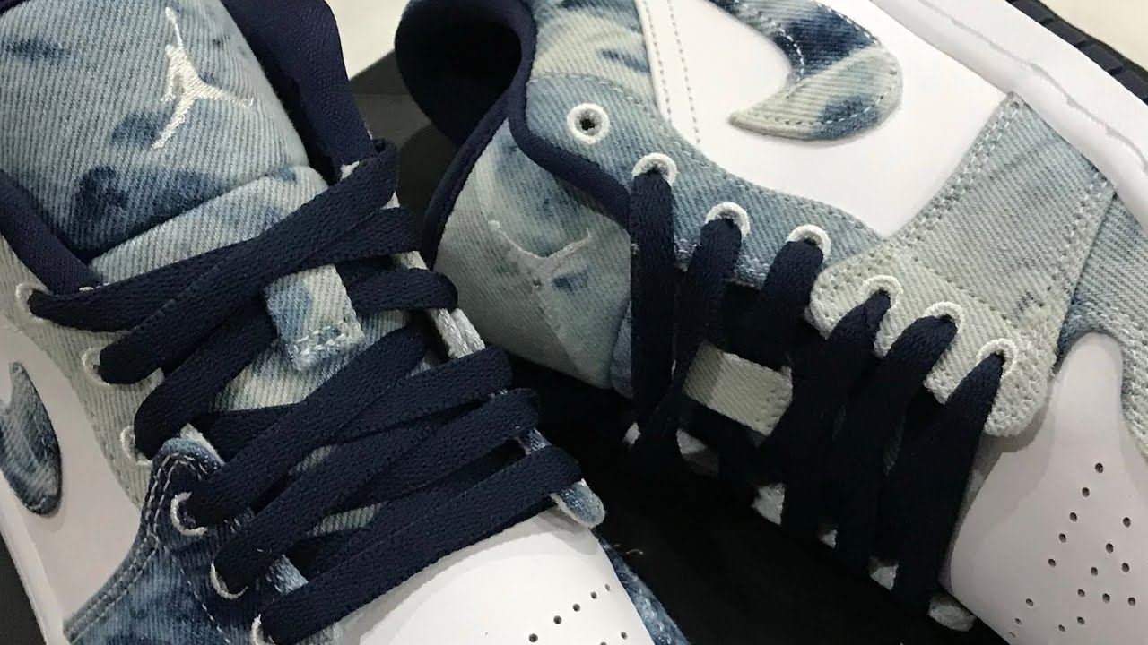 AIR JORDAN 1 LOW SE 'WASHED DENIM' 🥵 - YouTube