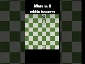 white to move, mate in 2, #chess #viral #chesspuzzles