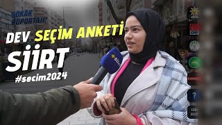 Siirtte Sayaçlı Seçim Anketi Belediye Seçimlerini Kim Kazanır?