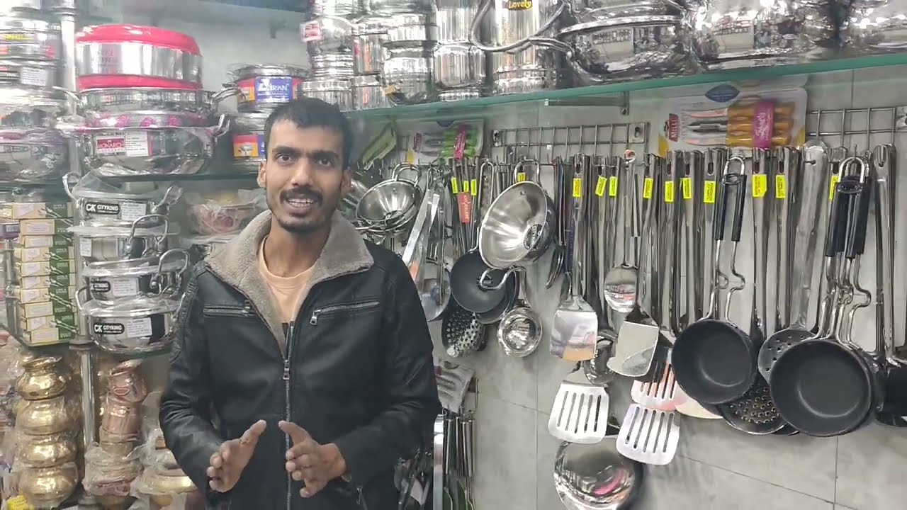 Stainless Steel utensil || bartan wholesale shop 