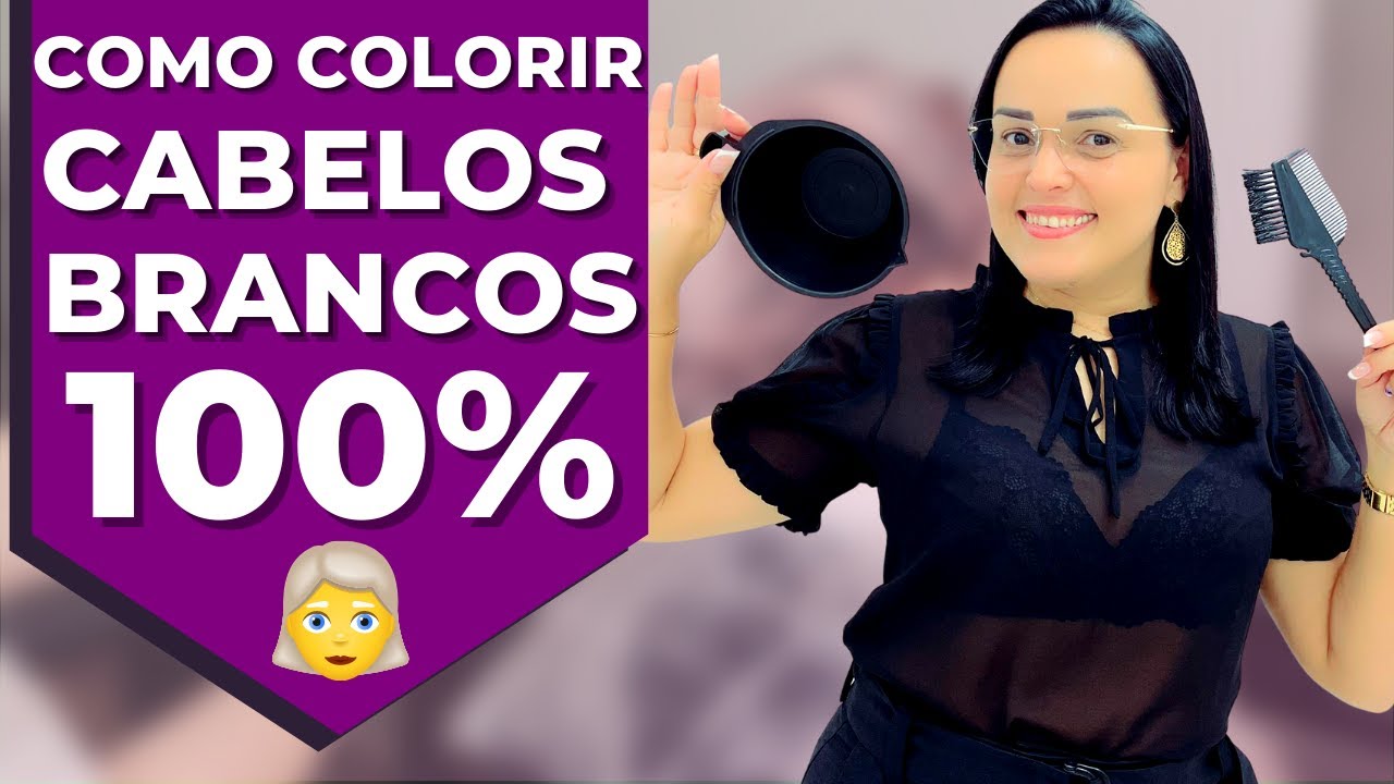 Como Colorir Cabelos Brancos Resistentes para Durar Mais-Aprenda Qual Numeração Tinta Escolher🧑‍🦳
