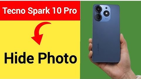 Tecno Spark 10 Pro me photo hide kaise kare, how to hide photo