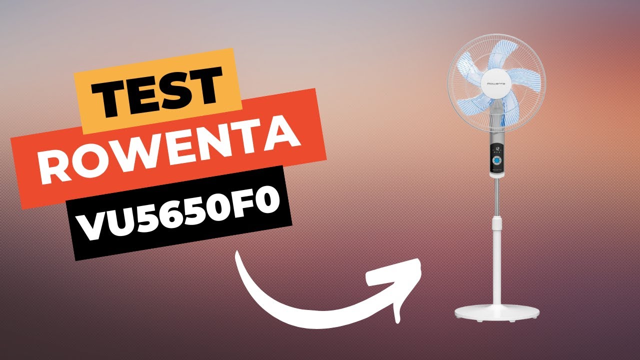 Rowenta Turbo Silence VU5650F0 - Ventilateur sur pied, silencieux, 12 vitesses, économie d'énergie - Le CrocoDeal