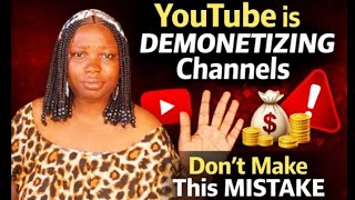 This Is Why YouTube Is MASS DEMONETIZING Channels Right Now 