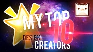 TOP 10 BEST DESIGNS CREATORS [GEOMETRY DASH]