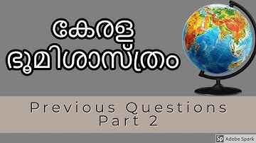 LDC-VEO kerala Psc Previous Questions Kerala Geography  solved question paper part 2