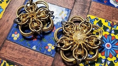 How to Make a Jump Ring Chain Mail Flower! (The easy way!) or... Why can