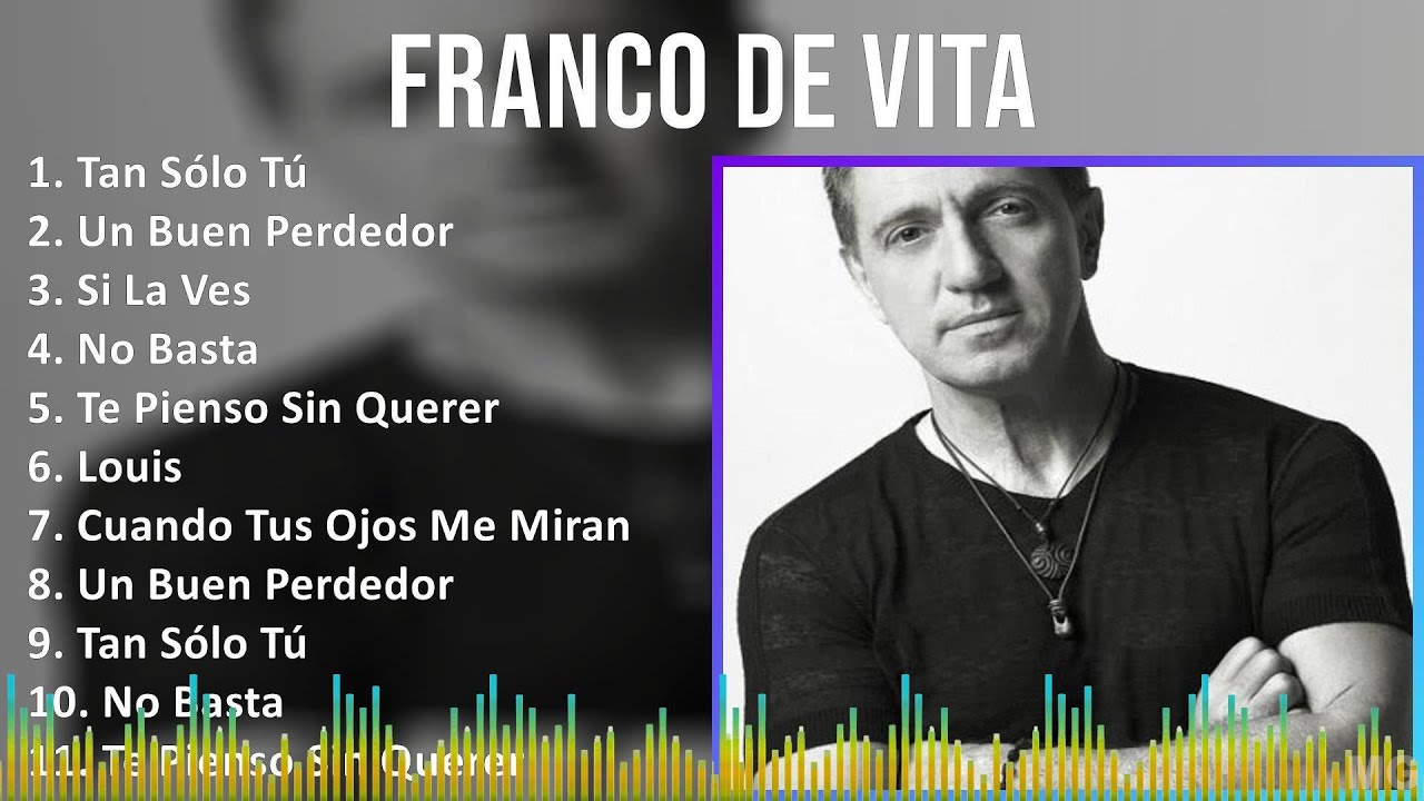 Franco de Vita 2024 MIX Grandes Exitos - Tan Sólo Tú, Un Buen Perdedor