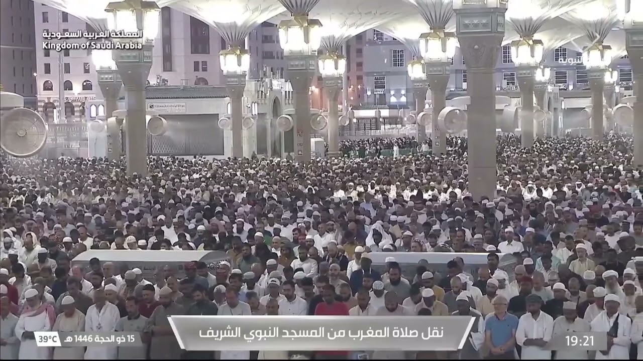 صلاة المغرب للشيخ محمد برهجي 15 ذو الحجة 1446هـ