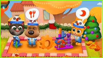 My Talking Tom Friends Merry Christmas - New Update, Android Gameplay Walkthrough #Part 115