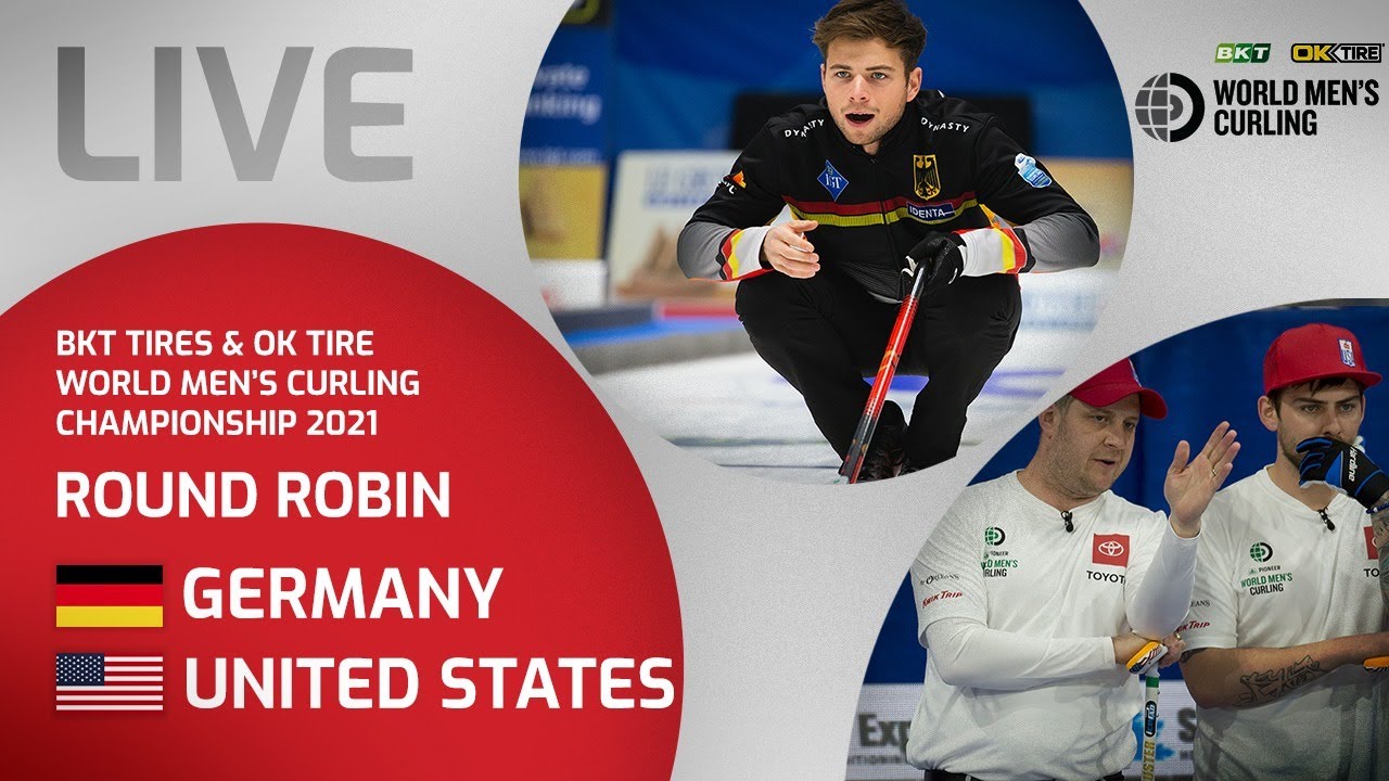 Germany v United States - Round Robin - World Mens Curling Championship 2021