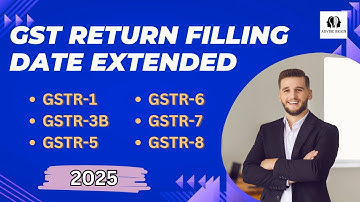 GST Returns Due Dates Extended 😍 | GSTR 1, 3B, 5, 6, 7 #gstr #gstnews