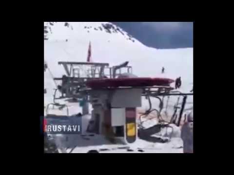 უბედური შემთხვევა გუდაურში, საბაგირო ავარიულად დაეშვა