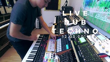 Dub Techno Live Session (Analog Hardware & Ableton) | 12.03.2017