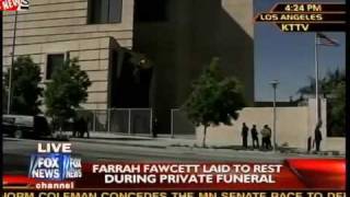 Farrah Fawcett's life celebrated at LA funeral