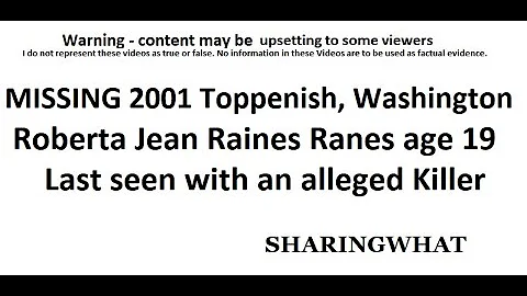 MISSING Roberta Jean Raines Ranes age 19 2001 Topp...