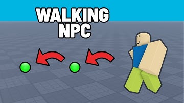 Hoe maak je een LOPENDE NPC in Roblox Studio