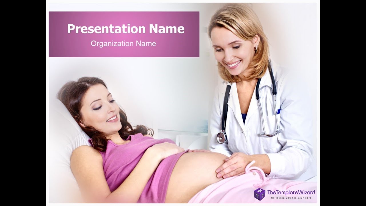 Pregnancy PowerPoint Presentation Template TheTemplateWizard 