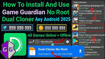 How To Install And Use Game Guardian in Dual Cloner No Root Any Android || 2025