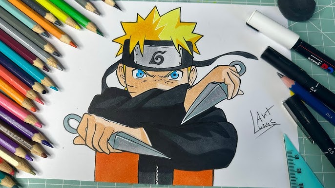 Desenhando o kakashi e o obito desenho com ironia e humor #humor #dese