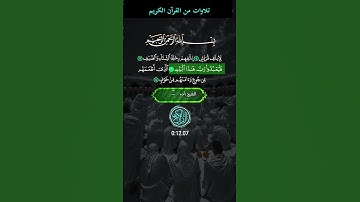 سورة قريش بصوت الشيخ أحمد العجمي #القرآن_الكريم #المصحف