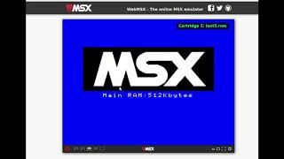 Testes de compilação com MSXBAS2ROM