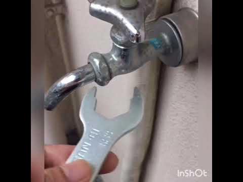 ベランダの水道から水が出ない時の対処法 Youtube