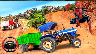 Cargo Tractor Trolley Simulator Game 22 - tractor trolley game screenshot 5