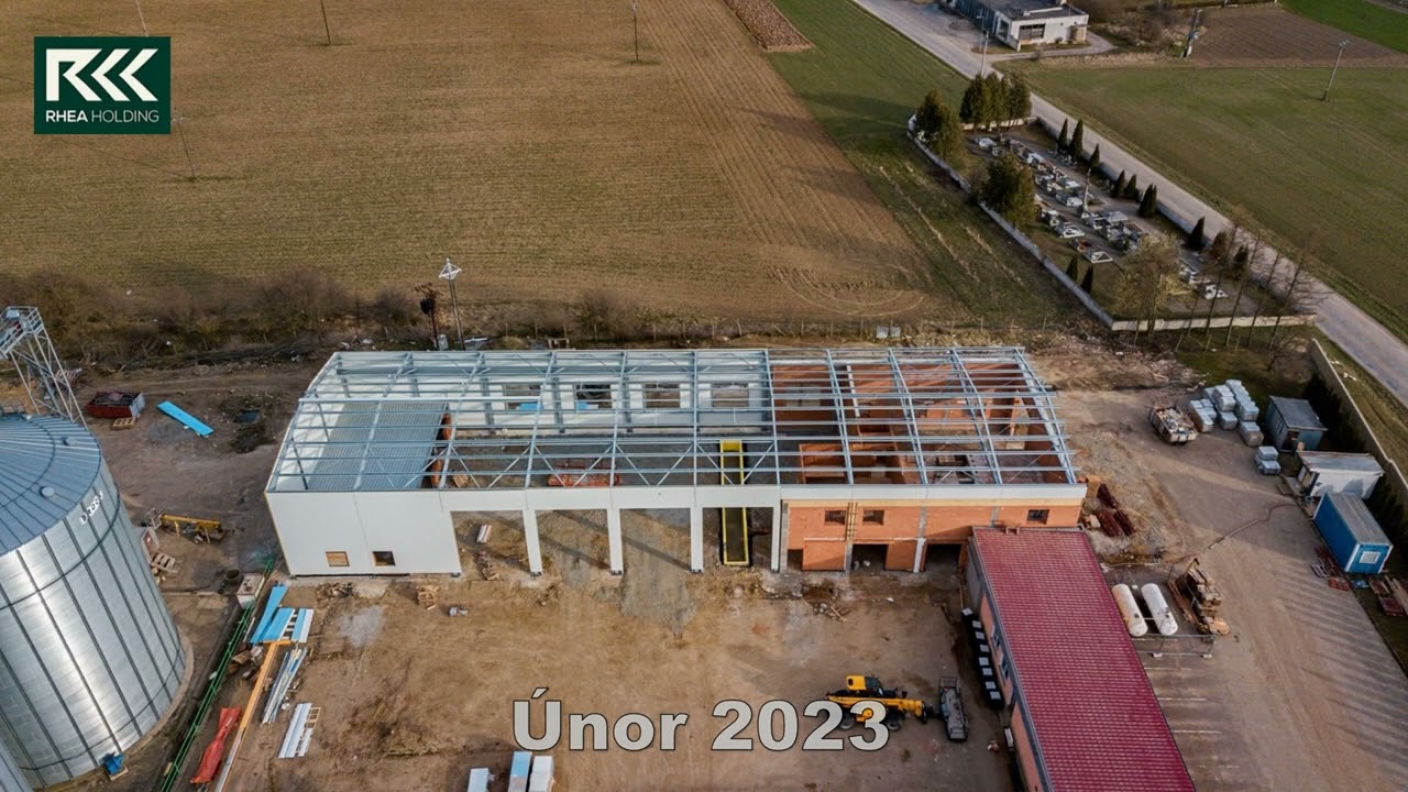 Výstavba výrobny krmných směsí Starý Petřín